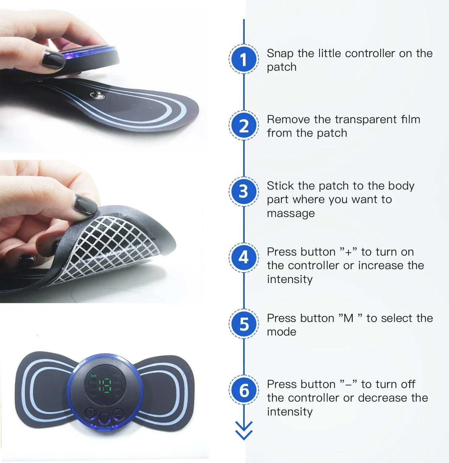 Electric feet massager bundle