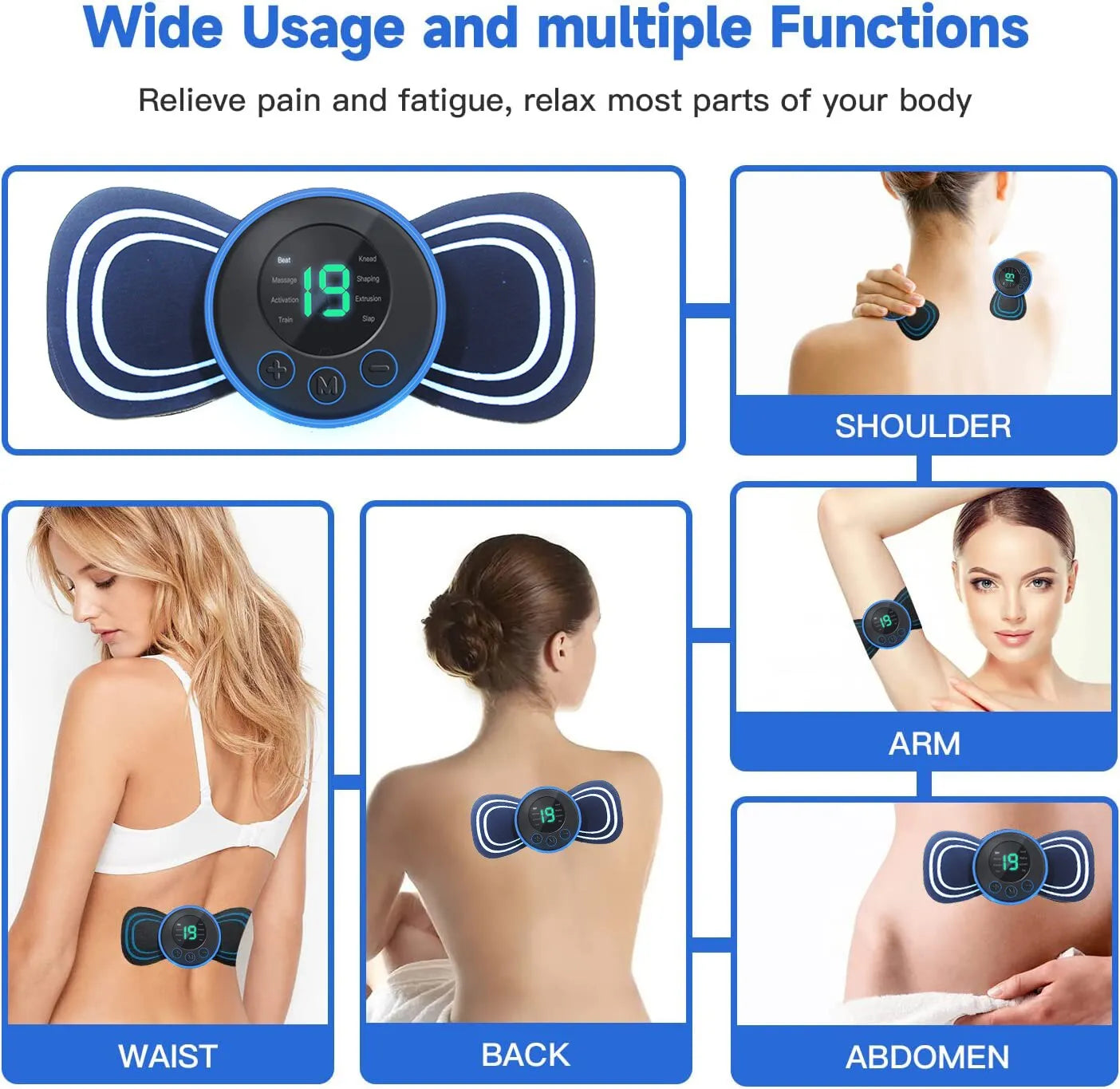 Electric feet massager bundle