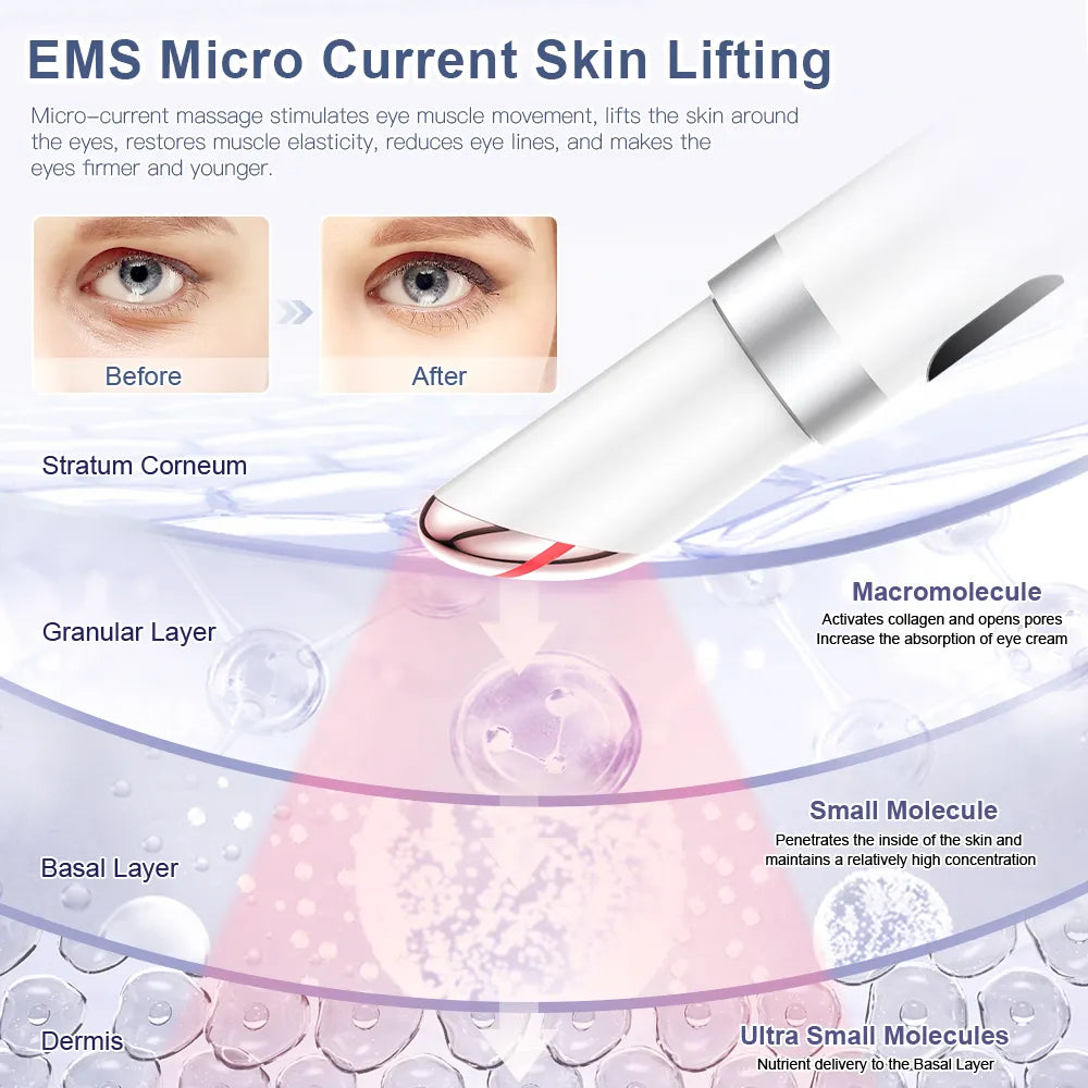 Electric eye massager pen tool