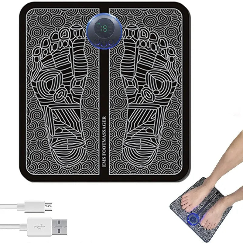 Shiatsu foot massager pad