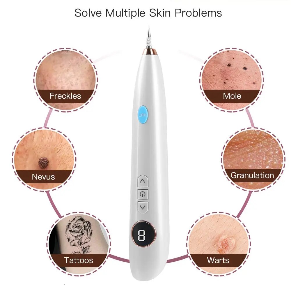 Smart mole remover pen
