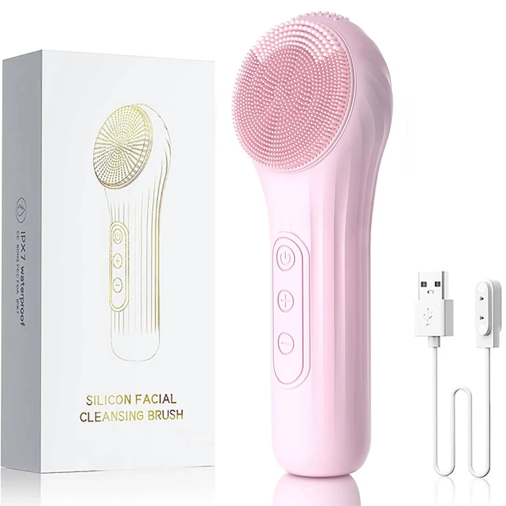 Electric face cleanser scrubber with 9 gears