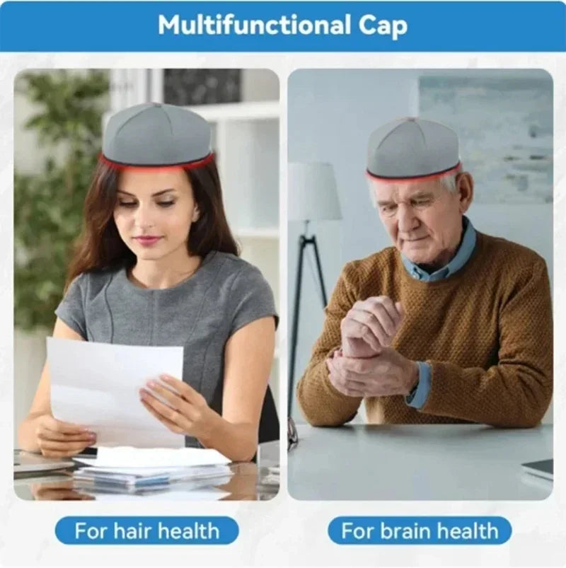 Red light therapy cap for hair growth