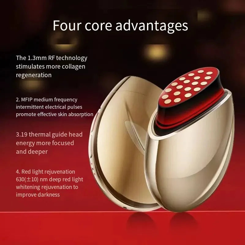 Smart red light therapy collagen booster face tool