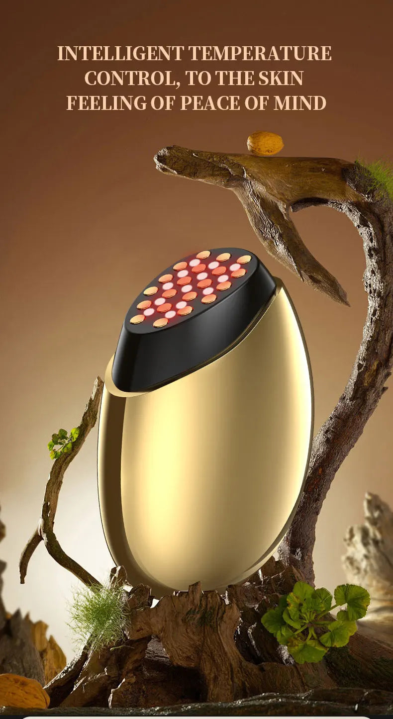 Smart red light therapy collagen booster face tool