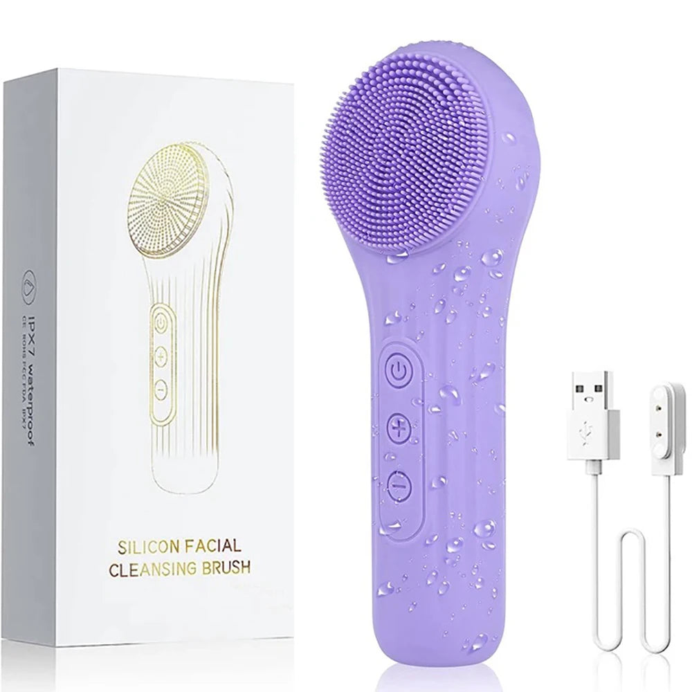 Electric face cleanser scrubber with 9 gears