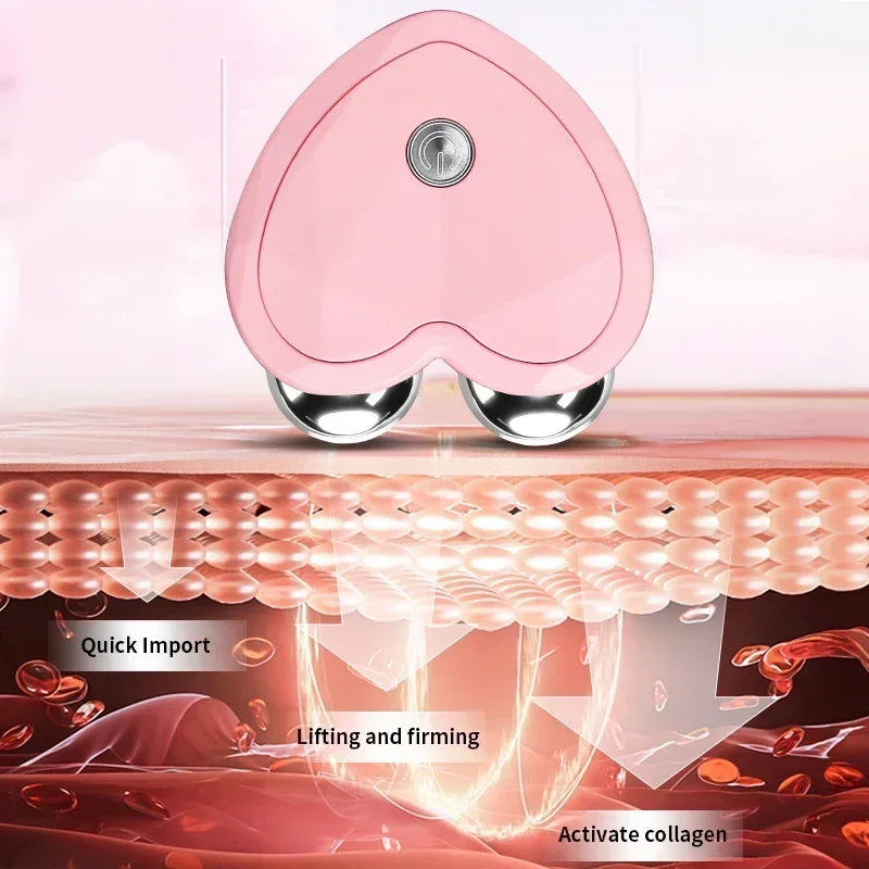 Microcurrent face lifting device with 3 extra modes