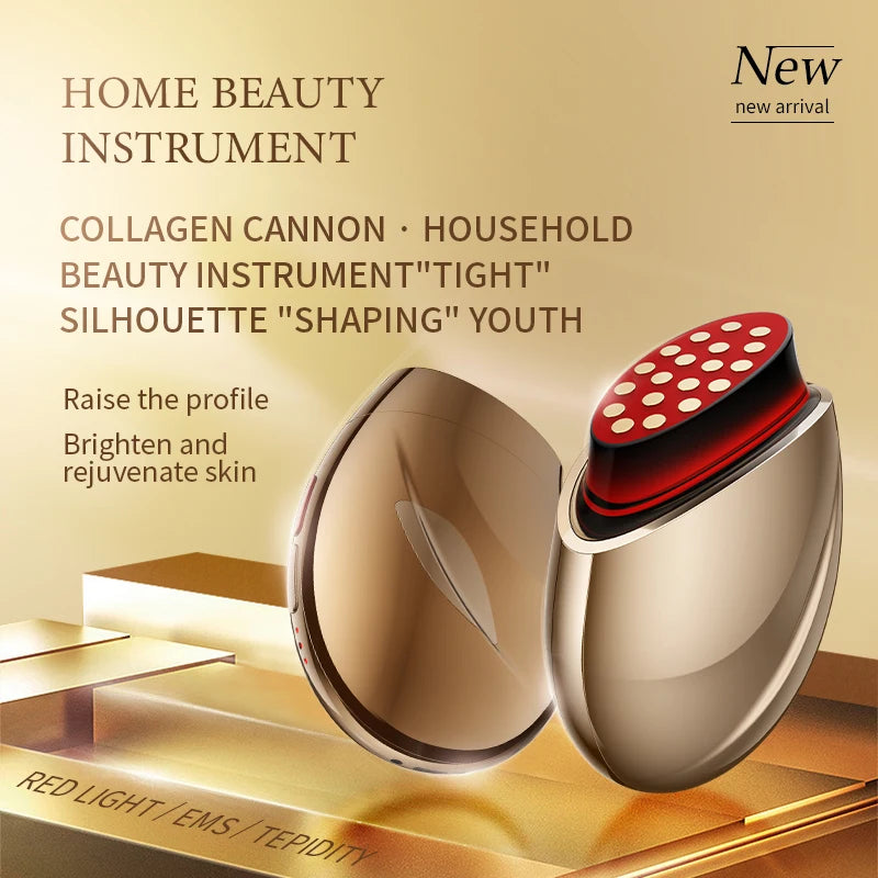 Smart red light therapy collagen booster face tool