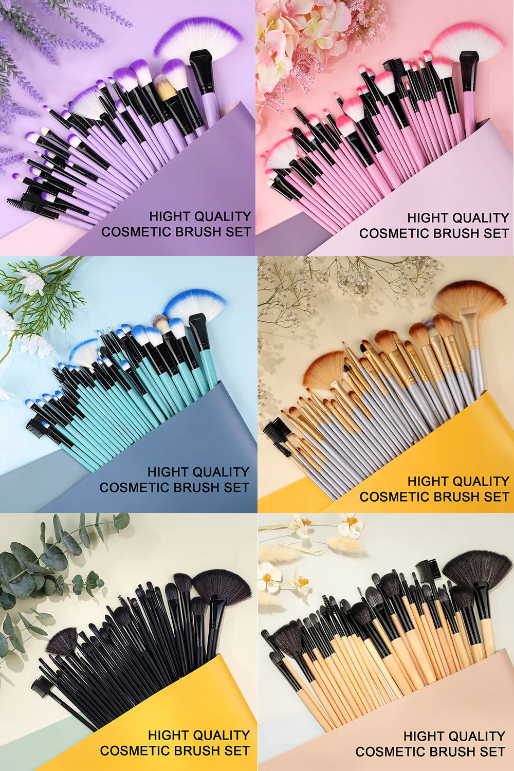 18PC Makeup Brush Set