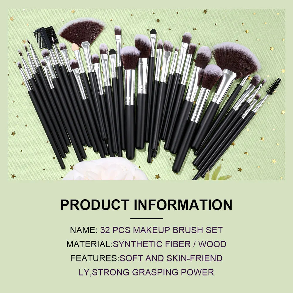18PC Makeup Brush Set