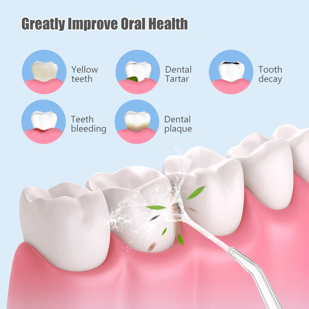 Teeth water dental flosser