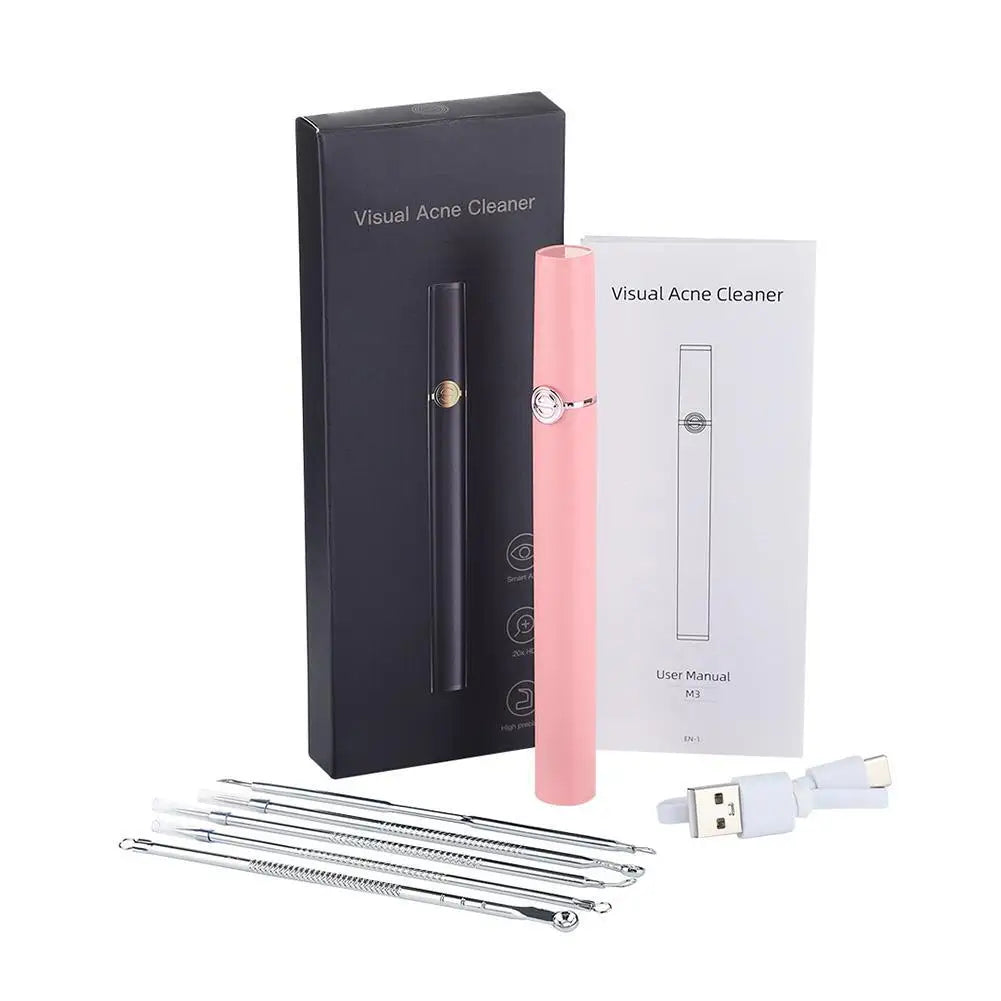 Smart visual pimple popper with camera