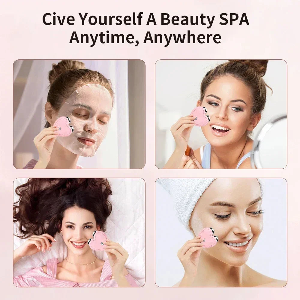 Microcurrent face lifting device with 3 extra modes