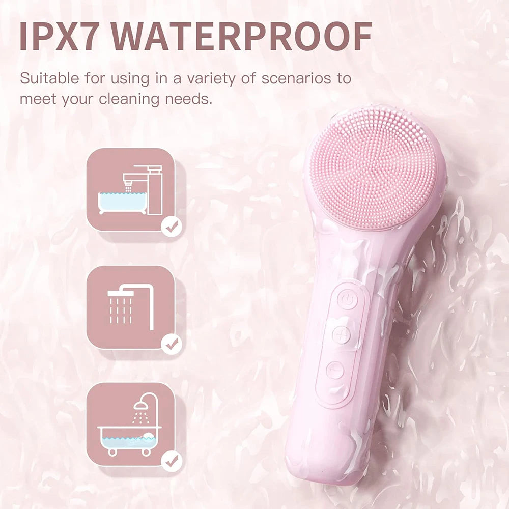 Electric face cleanser scrubber with 9 gears