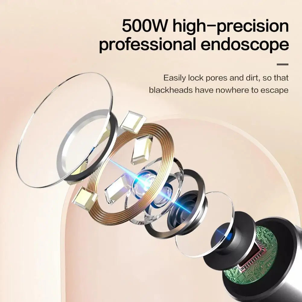 Smart visual pimple popper with camera
