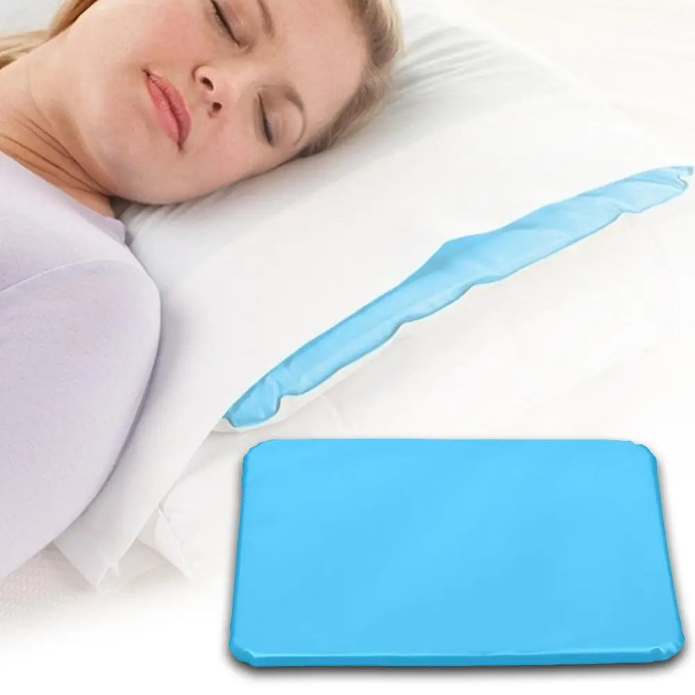 Sleep cooling gel mat for pillow