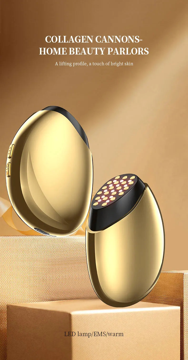 Smart red light therapy collagen booster face tool