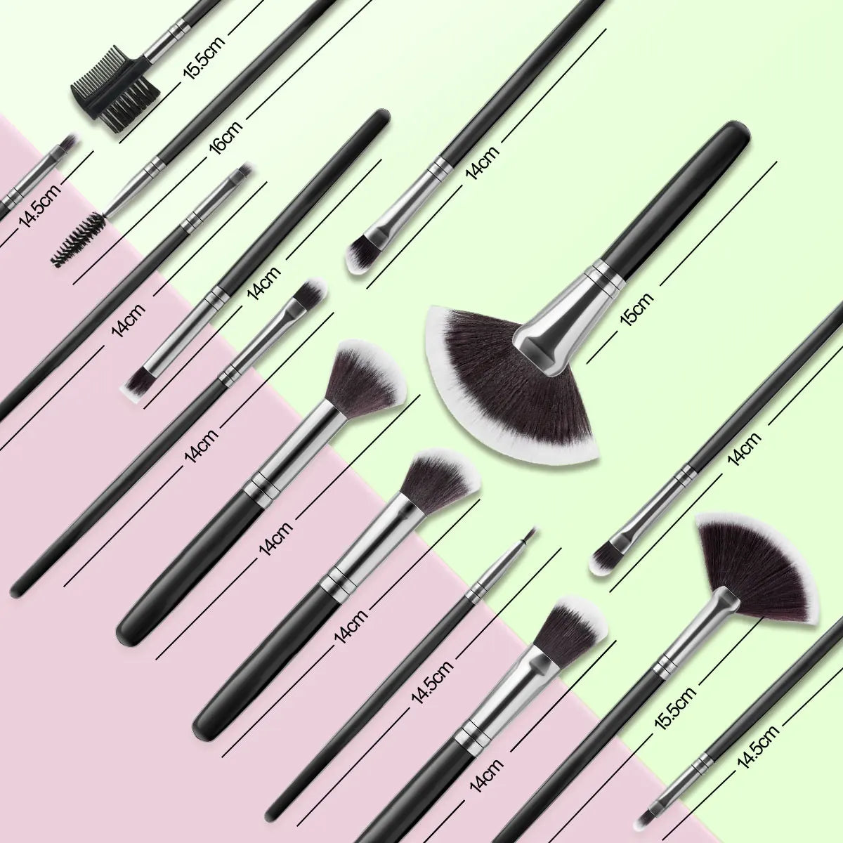18PC Makeup Brush Set