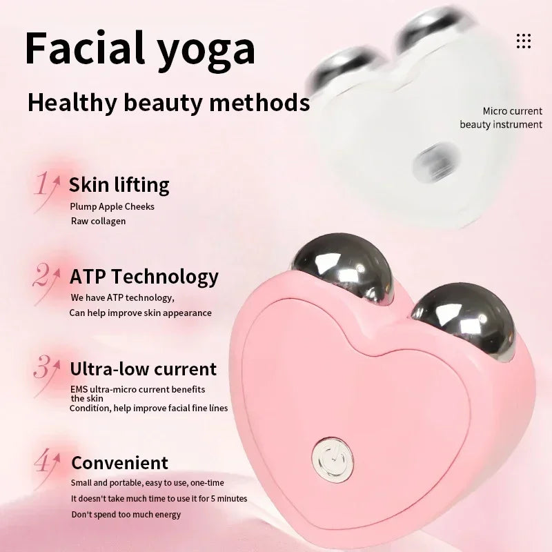 Microcurrent face lifting device with 3 extra modes