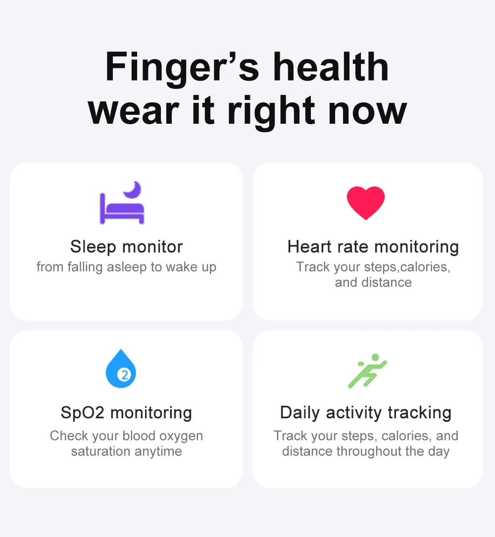 Smart ring health monitor
