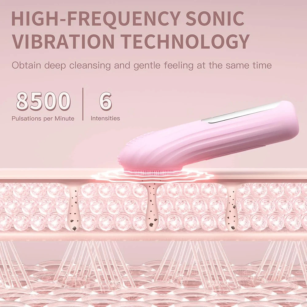 Electric face cleanser scrubber with 9 gears