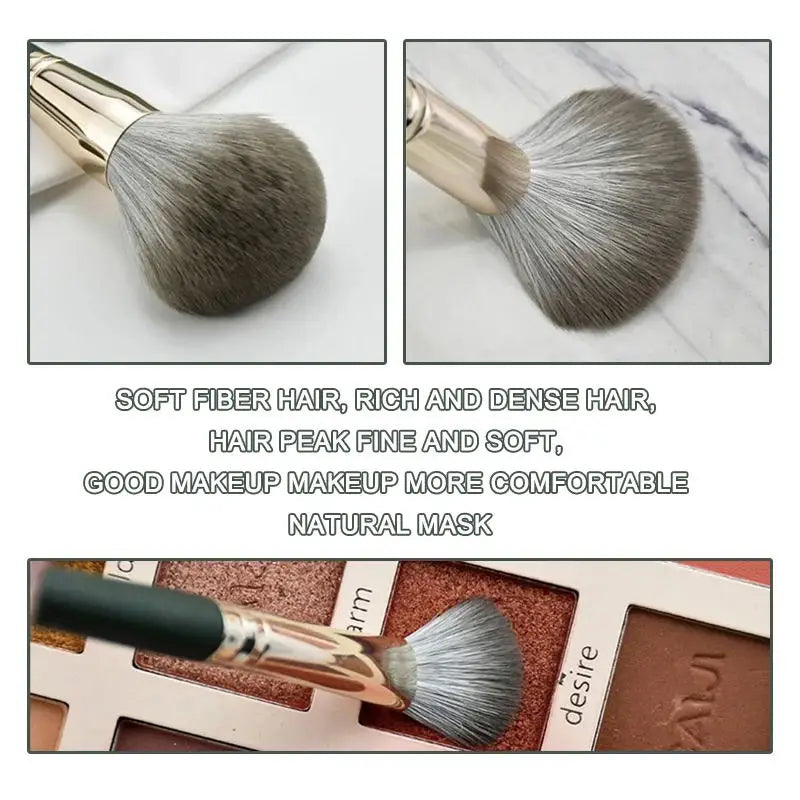 Luxe Cleanse 14 piece make up brush set with pouch