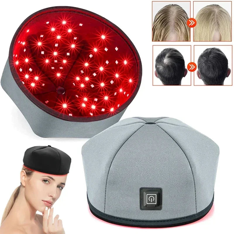 Red light therapy cap for hair growth