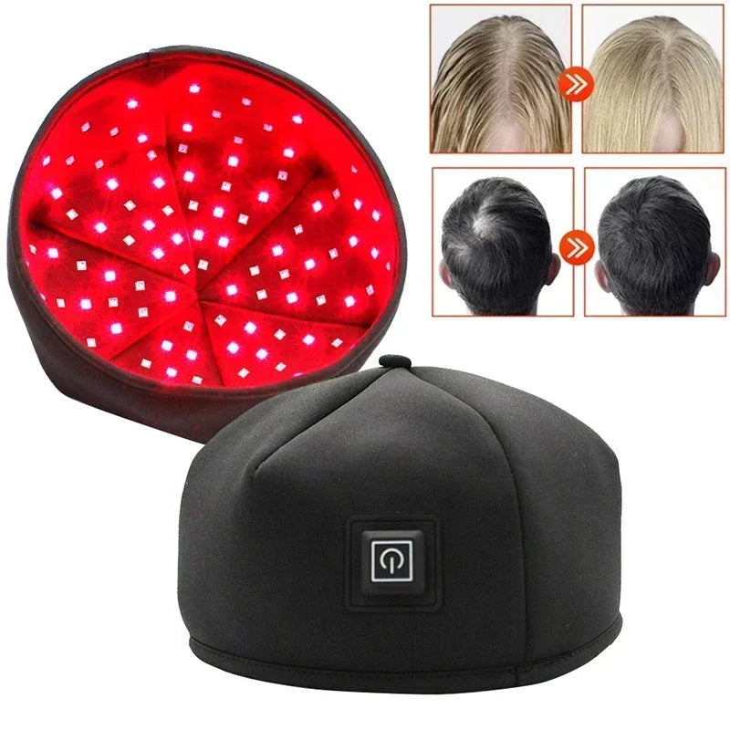 Red light therapy cap for hair growth