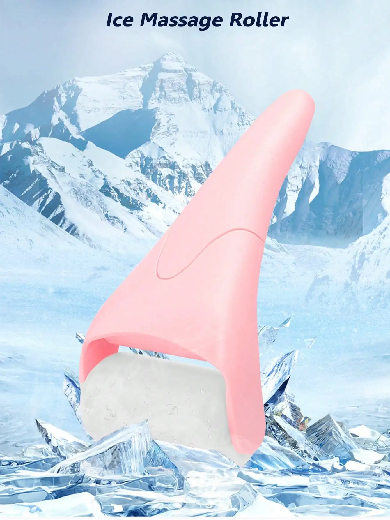 Cryotherapy ice roller tool