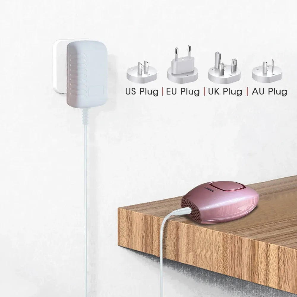 IPL hair removal device with 5 energy levels