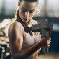 Handheld deep muscle massage gun