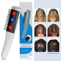Red light therapy hair brush