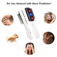 Red light therapy hair brush