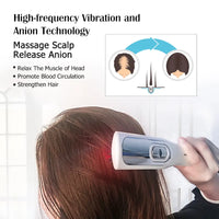 Red light therapy hair brush