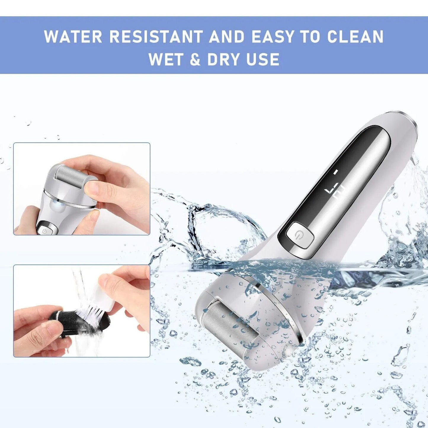Electric therapy foot filing set