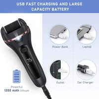 Electric therapy foot filing set
