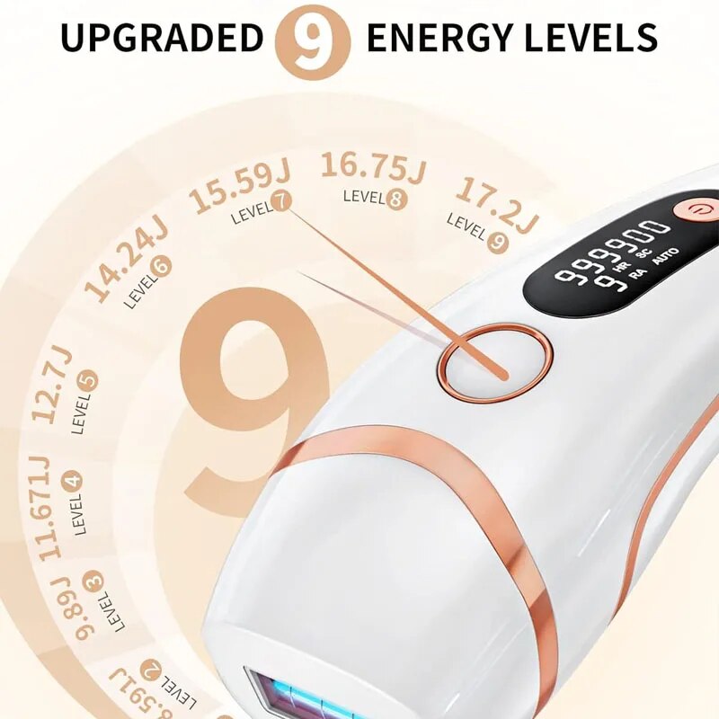 3 in 1 IPL hair removal laser device