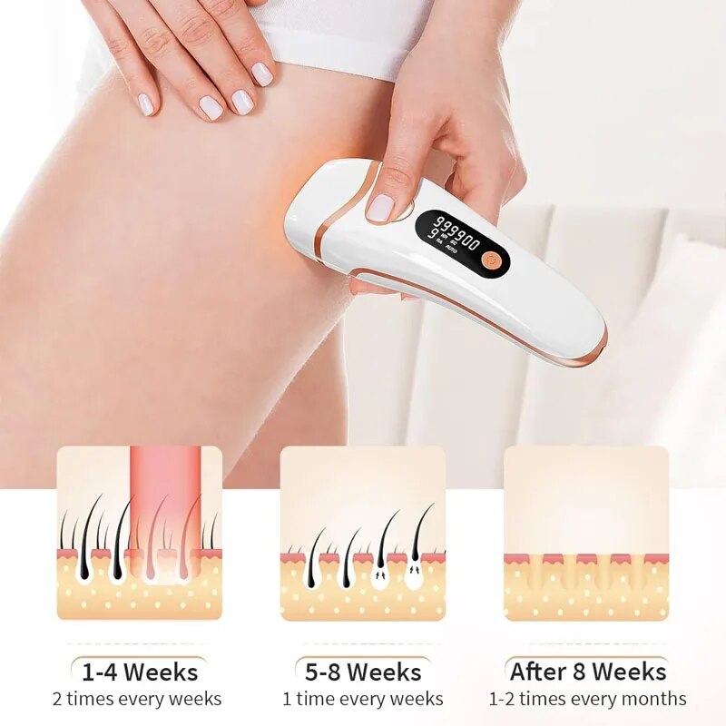3 in 1 IPL hair removal laser device