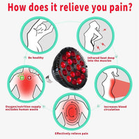 Red light therapy lamp