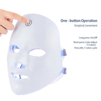 Red light therapy face mask