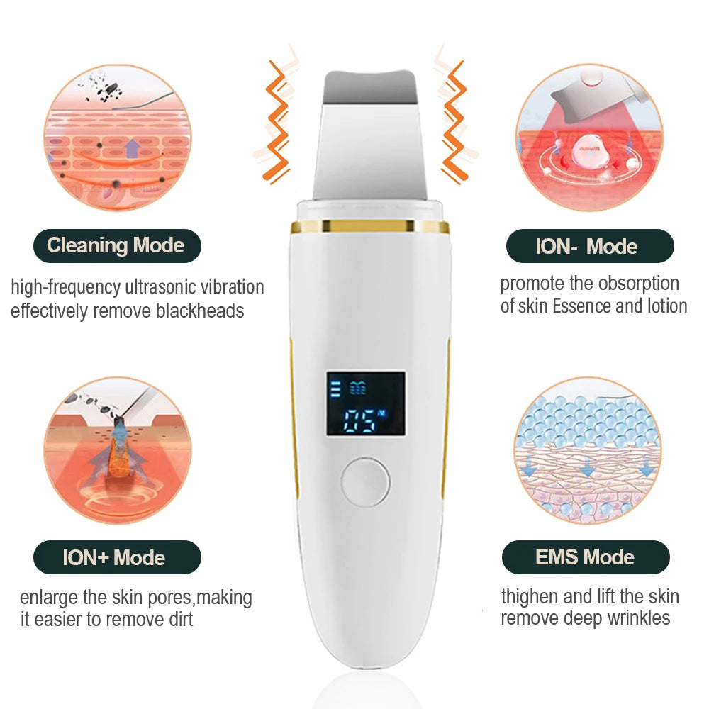 Ultrasonic Electric skin scrubber