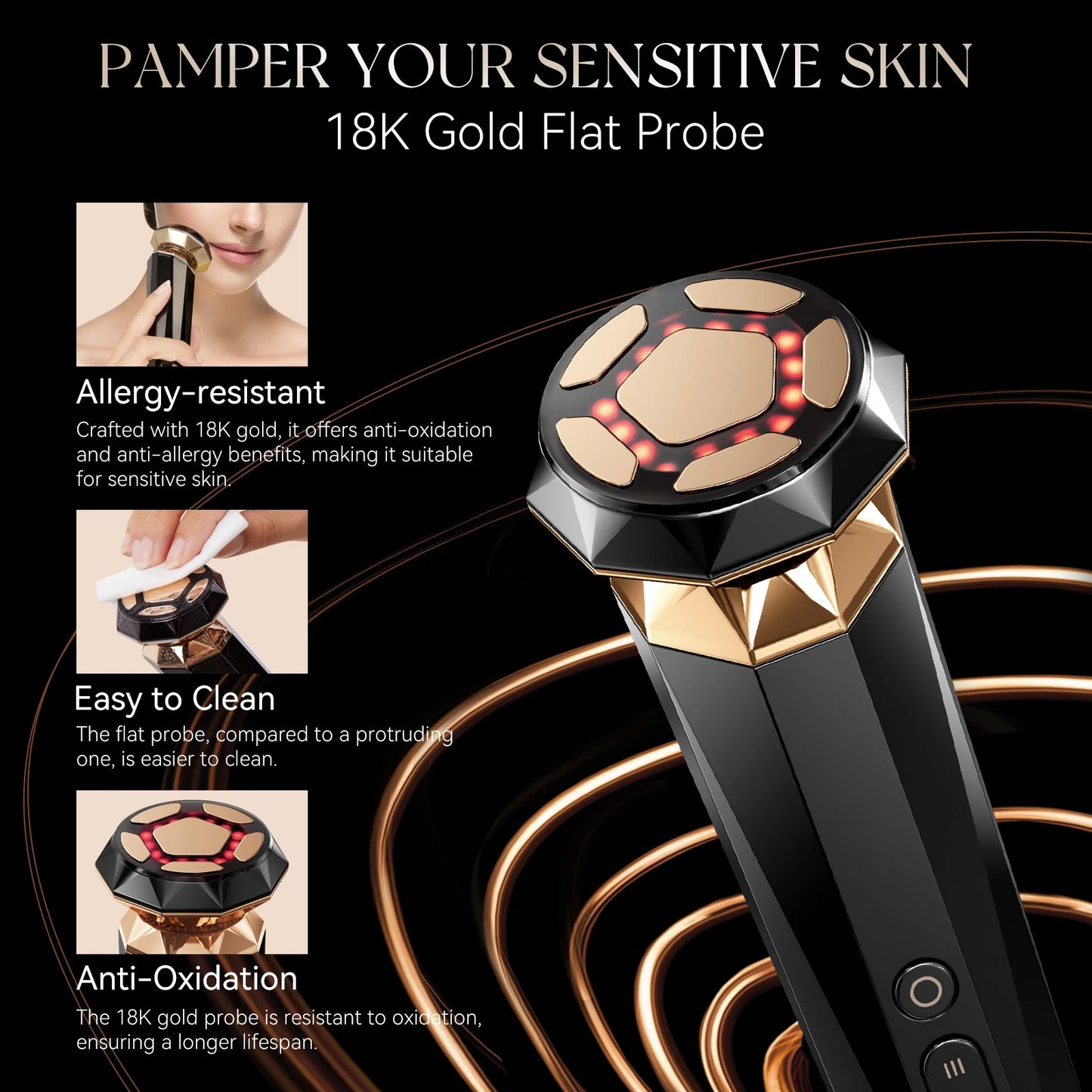 Smart facial toning device