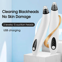 Electric blackhead remover vacuum with camera