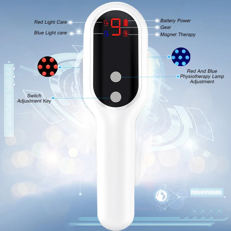 Red light therapy hair brush for hair growth