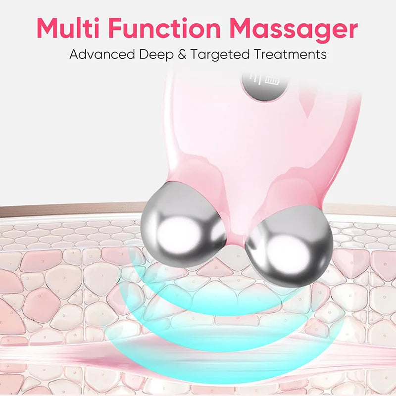 Electric face massager roller