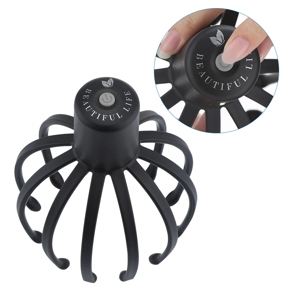 Smart head and scalp massager