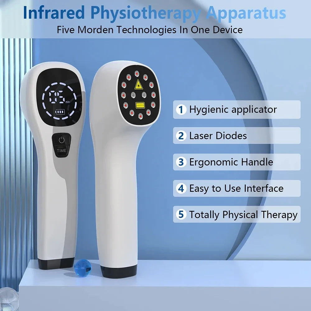 Handheld red light therapy device