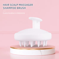 Shower scalp massager