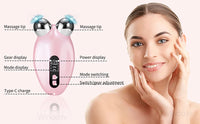 Electric face massager roller