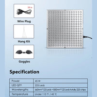 Red light therapy panel